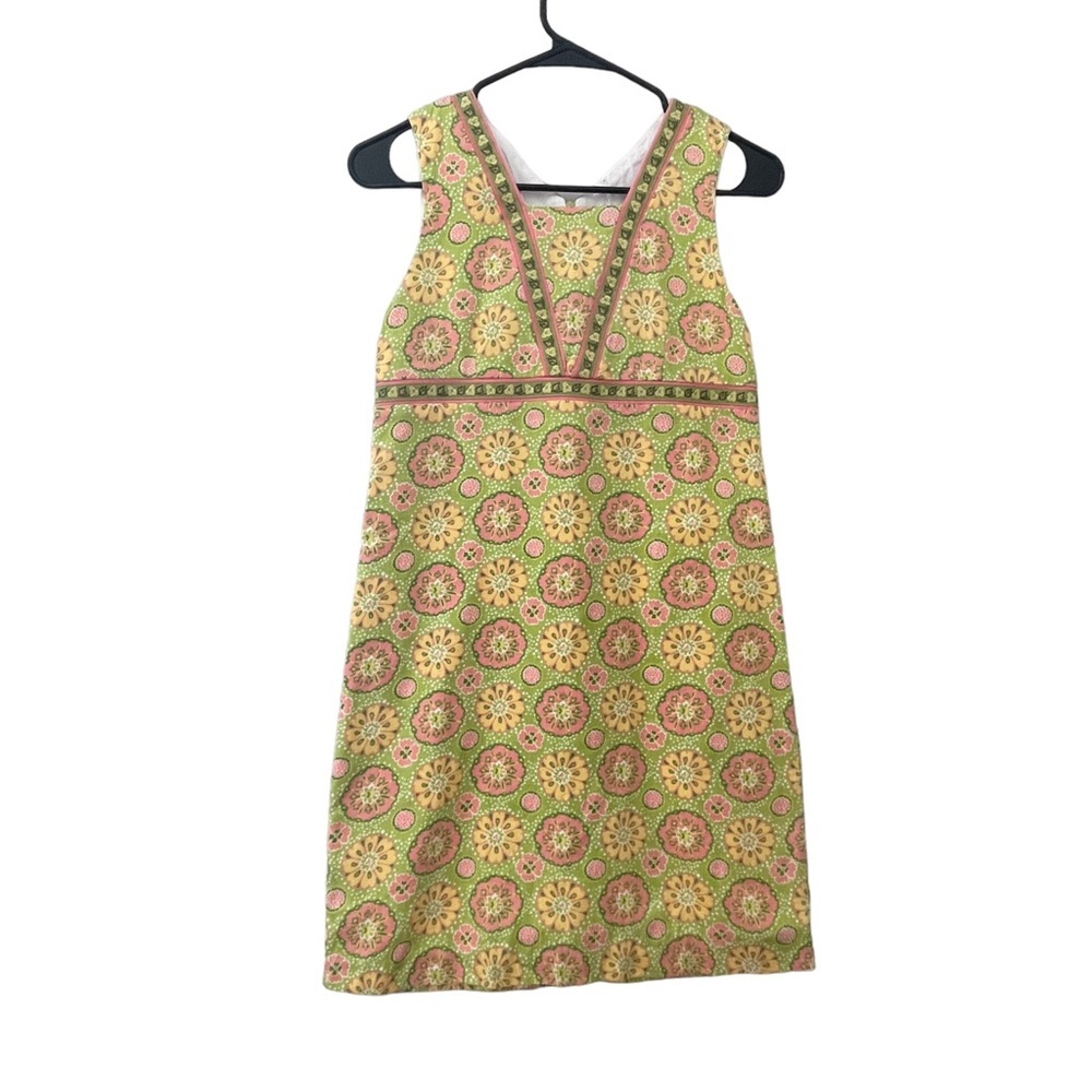 KC Parker Girl's Sleeveless Floral Shift Dress Size 16